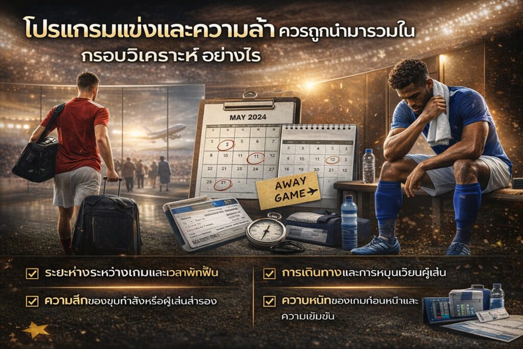 การวิเคราะห์ผลกระทบจากการแข่งฟุตบอล